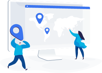 globally locate contacts