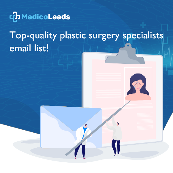 Plastic surgery specialists email list