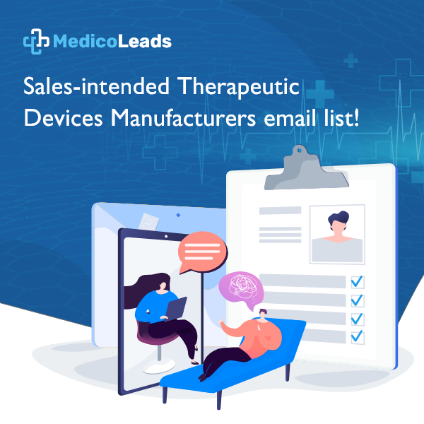 Therapeutic Devices Manufacturers Email List