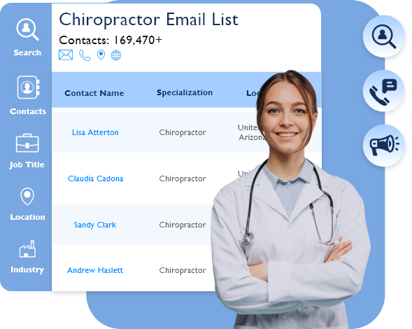 Chiropractor Email List
