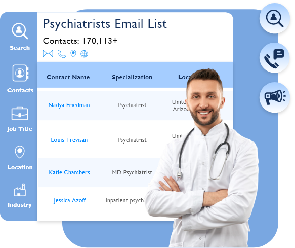 psychiatrists email list
