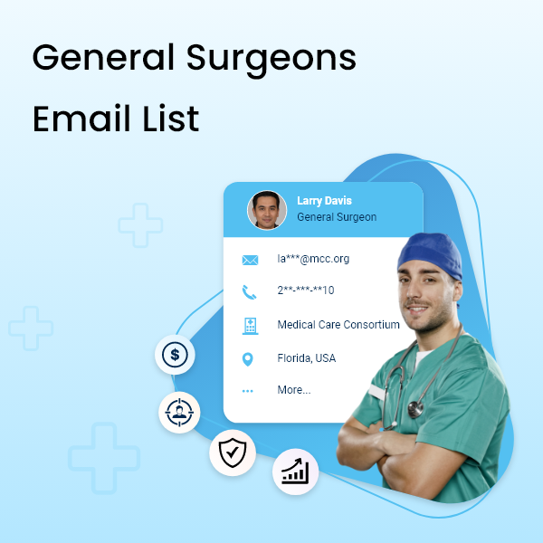General Surgeons Email Data