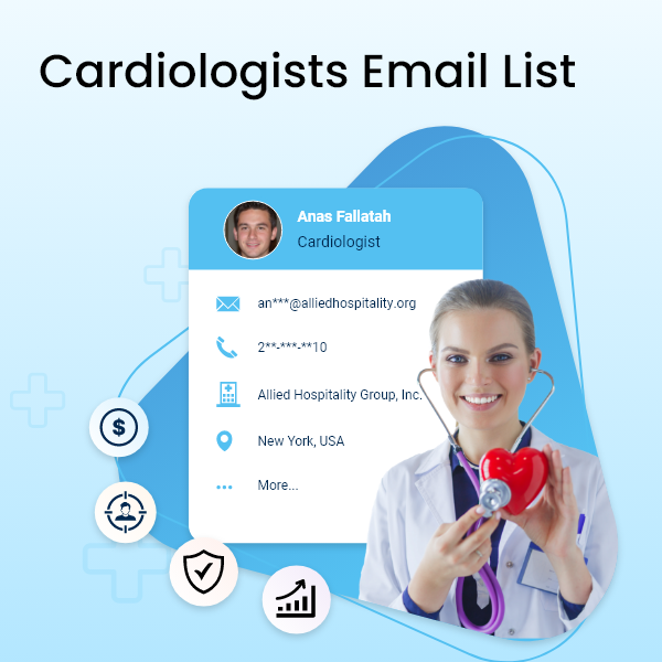 Cardiologists Email List Feature