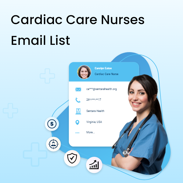 Cardiac Care Nurses Email List Feature