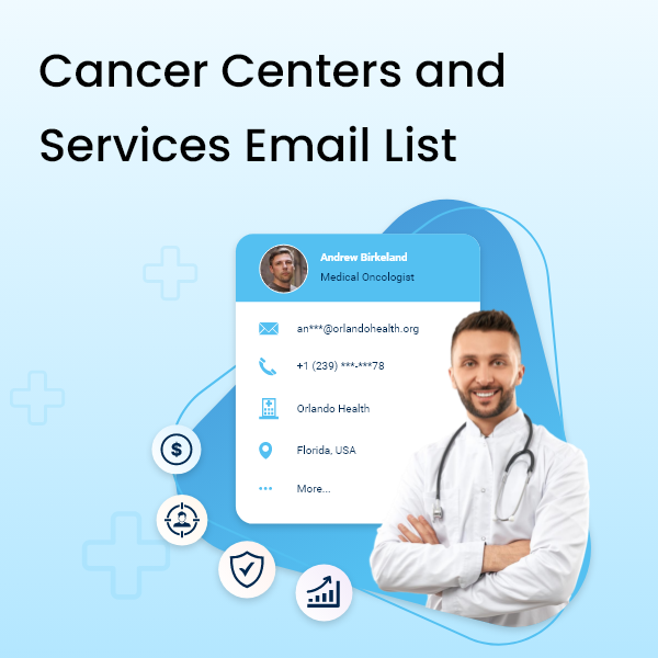 Cancer Centers and Services Email List Feature