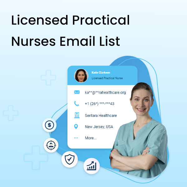 Licensed Practical Nurses Email List Feature