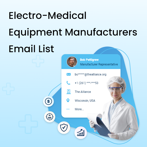 Electro-medical Equipment Manufacturers Email List Feature
