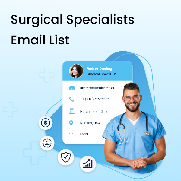 Surgical specialists email list Feature