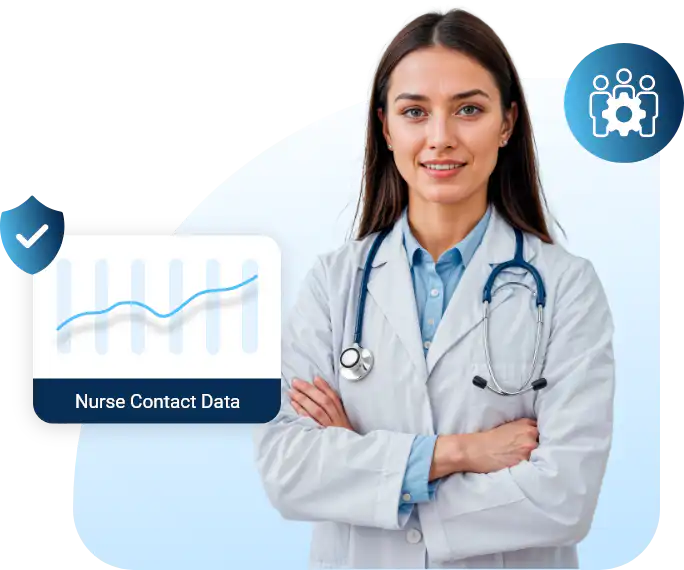 Load Verified Nurse Contact Data Directly into Your CRM