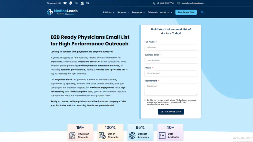 #1 MedicoLeads — Best Overall