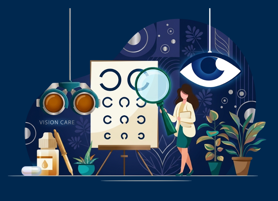 B2B marketing for optometry clinics